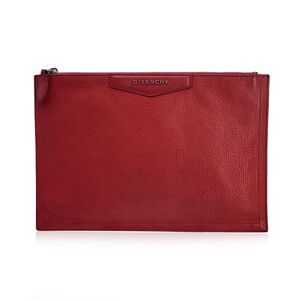 Givenchy Leather Clutch Bag Antigona